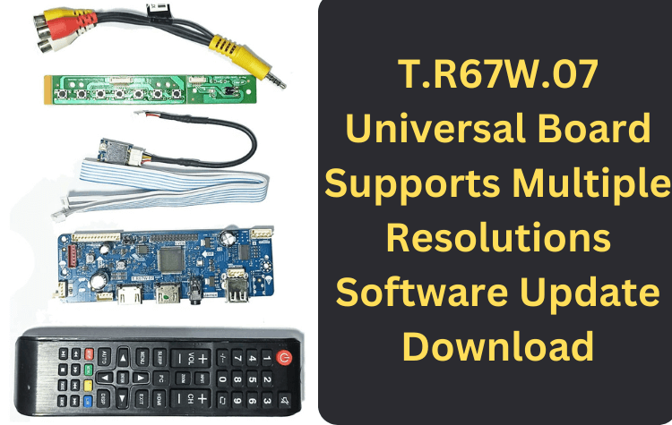 Software Update Download T.R67W.07